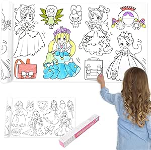 Pack de 2 rollos de dibujo para niños