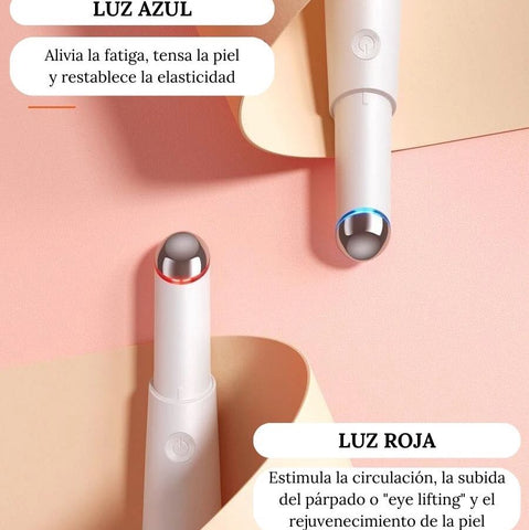 Masajeador de ojos y labio electrico con vibracion